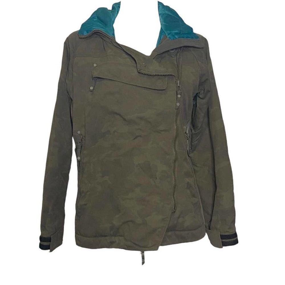 𝅺solstice Waterproof Jacket Ski Snow Camo Print‎ Thinsulate Size Medium
